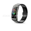 Pulsera de Acero Inoxidable de 16/18 mm Adecuada para la Pulsera Huawei B6, Correa de Repuesto de Acero Inoxidable con Eslabones de Bambú de una Sola Perla Huawei