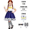 Ropa infantil transfronteriza: Vestido de princesa, Toy Story, Disfraz de vaquera, atuendo de cosplay, vestido para niñas