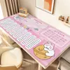 Tapete de Mesa para Estudante à Prova de Óleo Impermeável Antiescaldante Especial para Aprendizado Infantil Proteção para os Olhos Tapete de Mesa Toalha de Mesa para Mesa de Escrita Mesa de Computador