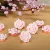 15mm flor de argila macia florzinha anel de joia infantil feito à mão DIY capa de celular sapatos decoração acessórios material fabricantes