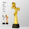 2026 Novo Troféu Criativo do Ano do Cavalo Prêmio de Metal Cristal Resina Reunião Anual Funcionário Destaque Campeão de Vendas Troféu de Prêmio