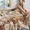 Manta de Terciopelo Burbuja con Pelo de Conejo para Comercio Exterior Transfronterizo Manta para Sofá de Oficina Manta para Siesta Cubierta para Aire Acondicionado Venta al por Mayor Terciopelo de Coral
