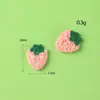 Nueva etiqueta bordada de punto de malla serie de frutas pegatinas de tela fresa rábano ropa para niños accesorios decorativos accesorios