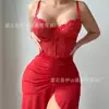 Transfronteiriço Nova Renda Amazon Cruzada Sexy Fenda Roupa Íntima Sexy Europeia e Americana Semitransparente 2025 Comércio Exterior Venda Quente para Mulheres