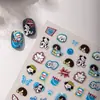 Cyansea Transfronterizo Popular Lindo Dibujo Animado Cachorro Grabado DIY Funda de Teléfono Tarjeta Trasera Decoración Pegatina Pegatina para Uñas