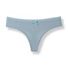 Tanga de algodón puro para mujer, pantalones T, comercio exterior europeo y americano, talla grande, sexy, sin costuras, con lazo, ropa interior deportiva, deseo puro de mujer