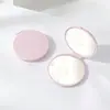 Espelho Redondo Dobrável Flip Fofo Pequeno Portátil de Bolso Dupla Face Espelho de Maquiagem Presente para Estudante Espelho de Mão