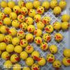 25 MM água flutuante de duas cores arco-íris fosco bola elástica bola de salto das crianças yiwu brinquedo torcido máquina de ovo fornecimento transfronteiriço