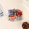 Imanes de Refrigerador de Madera, Magnéticos Creativos Personalizados, Souvenirs Culturales y Creativos DIY de las Atracciones Turísticas de la Ciudad de Shanghái, Productos Conmemorativos de Resina