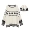 Suéter de punto Fair Isle Retro de estilo coreano, de alta gama, para hombres y mujeres, Nuevo suéter de punto holgado para Primavera y Otoño 2026