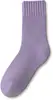 Meias de Cashmere para Mulheres, Meias de Cano Médio para Outono e Inverno, Meias de Lã Espessadas com Forro de Fleece para Maternidade, Meias Longas de Chão Quentes para Dormir no Inverno