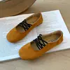 Sapatos Mary Jane Retrô Franceses Femininos 2026 Outono Novo Tira Cruzada Bico Quadrado Sapatilhas Baixas Versáteis Sapatos Individuais