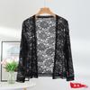 Nuevo Chal de Protección Solar de Verano para Mujer, Talla Grande Estilo Chino Moda Cardigan Exterior, Tejido Sedoso Delgado