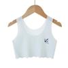 Chaleco de Desarrollo para Niña 7-14 Años Ropa Interior para Niñas Sin Costuras Seda de Hielo Anti-Bultos Chaleco para Estudiante de Primaria Verano Delgado