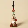 Chaveiro Pingente Escultura em Madeira Artesanal Doze Signos do Zodíaco Pingente de Corrente para Bolsa Ano do Coelho Presente de Aniversário para Amigo Fofo