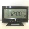 Relógio de Tempo com Tela Grande Transfronteiriço 8082t Relógio de Tempo Tela Colorida Exibição de Temperatura e Umidade Doméstico Ativado por Voz Despertador Digital