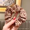 Anillo para el cabello de intestino grueso de peluche de celebridad de internet JK a cuadros anillo intestinal gordo satén color sólido tela anillo para el cabello estilo coreano diadema accesorios para el cabello