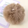 Pendente de bola de pelo sintético bola de pelo sintético de vison bola de pelo colorida bola de pelo artificial acessórios de joias DIY materiais artesanais