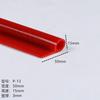 Tira de vedação de silicone resistente a altas temperaturas tipo P porta do armário do forno borda da porta do forno à prova d'água anticolisão tipo E 9 tira de borracha