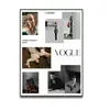 Pintura Decorativa Minimalista Estilo Ins para Loja de Roupas Vogue, Pôster de Personagem de Moda, Arte de Parede, Adereço para Fotos, Pintura de Parede para Quarto
