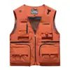 Chaleco Exterior Nuevo para Hombre con Múltiples Bolsillos para Senderismo y Fotografía, Chaleco de Verano de Secado Rápido de Corteholgado, Ropa de Trabajo Casual para Hombre