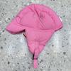 Sombrero estilo coreano Nuevo Piloto Lei Feng para mujer, otoño e invierno, algodón con plumón cálido, estilo coreano, simple, versátil, con orejeras de letras