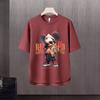 Nova camiseta de manga curta masculina verão coreano estilo moderno simples meia manga top Hong Kong estilo frouxo casual moda marca t-shirt