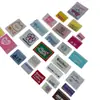 Etiquetas tecidas de alta densidade para roupas femininas, etiquetas impressas, etiquetas tecidas para roupas no atacado, etiquetas de tecido, design de logotipo personalizado transfronteiriço, personalização de pequenos pedidos