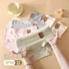 Ropa Interior de Seda Helada de Verano para Mujer de Cintura Media Sin Costuras Pantalones de Máscara de Seda Pantalones Briefs Sexys de Chica Estudiante Japonesa
