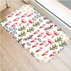 Felpudo Navideño para el Hogar con Estampado de Árbol de Navidad, Felpudo para Puerta de Sala de Estar