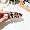 Pinza de banana para coleta alta para niñas, Pasador coreano con textura mate, Accesorio para el cabello para arreglar el cabello suelto, Pinza de torsión, Herramienta mágica para personas perezosas