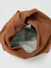 Bolsa de Mão Feminina Suede Moda Cor Sólida Estilo Coreano Única de Alto Valor para o Dia a Dia