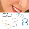 Comércio Exterior Clipe de Nariz em Forma de C Unha de Nariz Aço Inoxidável Unha de Nariz Unha de Nariz em Forma de C Joia de Piercing de Nariz Europeia e Americana