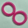 Diadema de línea telefónica transparente para mujer Cuerda para la cabeza de网红 Cuerda para atar el pelo goma de pelo sin costuras estilo coreano para niña cuerda para atar el pelo tocado