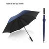 Fabricante Personalizado Guarda-chuva de Golfe Fibra Completa Guarda-chuva Reto Automático Grande Reforçado para Vento Guarda-chuva de Cabo Longo Atacado