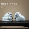 Doce Adornos de Mascotas de Té del Zodiaco, Mesa de Té de Arte del Té, Decoraciones de Mesa de Té, Creativos y Lindos, Se Pueden Usar para Jugar al Té, Accesorios para Juegos de Té Kung Fu