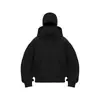 Comercio Exterior Sencillo DIY Otoño Ins Sudadera con Capucha y Cremallera Chaqueta Doble Capucha Unisex Primavera Otoño Invierno Top de Pareja