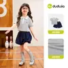 Pantalones de Verano para Niñas Dudu, Shorts Florales, Ropa Infantil, Versátiles y Elegantes, Casuales, Delgados, Modernos, Conjuntos para Bebés