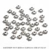AliExpress aleación de plata antigua hueco flor soporte espaciador cuenta tapa de flor antiguo DIY paso agitar horquilla corona de pelo accesorios