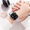 Fabricante en stock Reloj electrónico LED C002 cuadrado arcoíris corazón impermeable digital deportivo para estudiante