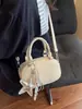 2025 Nuevo Bolso de Hombro Simple de Nicho para Verano Comercio Exterior Transfronterizo Estilo Sureño Fresco Casual Compacto Bolso Cruzado