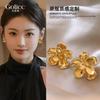 Aretes de Estrella Estilo Similar Flor Mariposa Aguja de Plata S925 Nueva Llegada Aretes Explosivos Lujo Ligero Alta Gama Aretes Combinables para Mujer