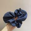 Coreia do Sul novo laço jeans anel de cabelo intestino grosso elástico alto doce menina legal todos os acessórios de cabelo combinando simples todos os acessórios de cabeça corda