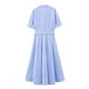 Aliexpress Venta al por mayor de ropa europea y americana transfronteriza Vestido camisero de popelina nuevo de principios de primavera 2025