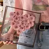 Día de San Valentín Tanabata Caja de Flores de Acrílico Flor Eterna de Amor Caja de Regalo de Confesión para Novia Caja de Almacenamiento de Flores