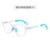 Nuevas gafas anti luz azul para niños transfronterizas marco de gafas dulce tr90 para mujer marco de gafas de sentido avanzado para hombre venta al por mayor