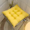 Almofada Atacado Cor Sólida Escovada Espessada Almofada de Cadeira de Jantar Almofada de Assento Tapete para Escritório Estudante Almofada de Assento Tatami