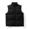 Chaleco cálido cortavientos con forro polar para hombre, nuevo para otoño e invierno, chaqueta de algodón casual con cuello alto, chaleco abrigo para hombre de talla grande