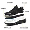 Zapatos de trabajo de Kevlar superventas transfronterizos, anti-aplastamiento y resistentes a pinchazos, con puntera de acero para hombre, transpirables, construcción de punto volador, zapatos de seguridad para obra