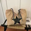 2026 Bolso de Hombro Individual de Lona de Moda Bolso para Mujer de Alta Gama Versátil Casual Bolso para Estudiante de Gran Capacidad Moderno Bolso Cruzado para Mujer